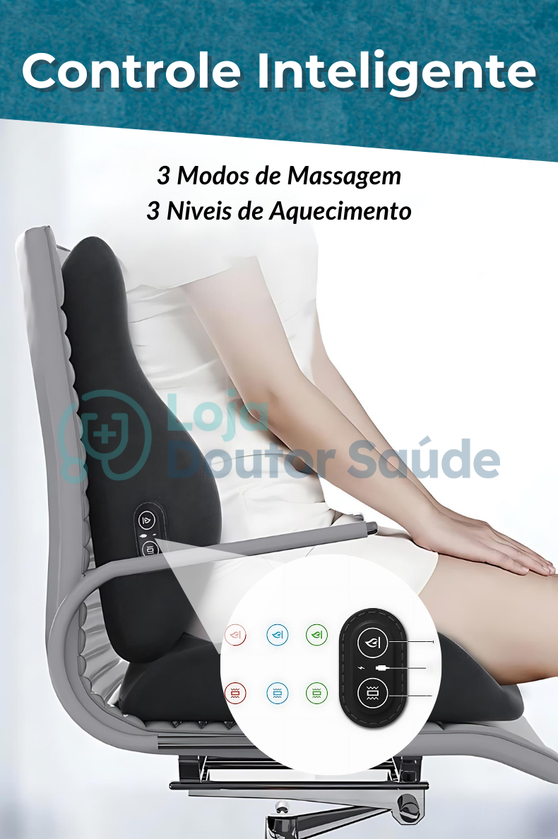 Encosto Massageador Elétrico Para As Costas